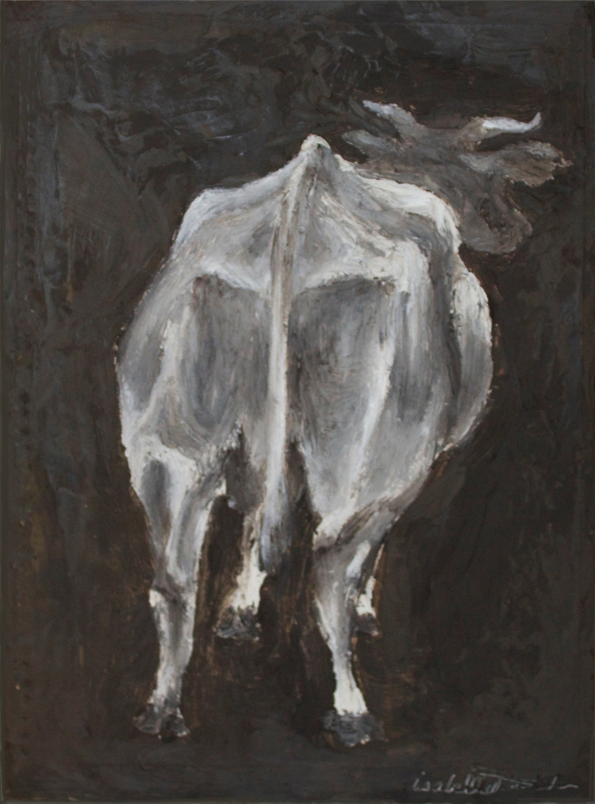 Original Cow Study Back-Facing View