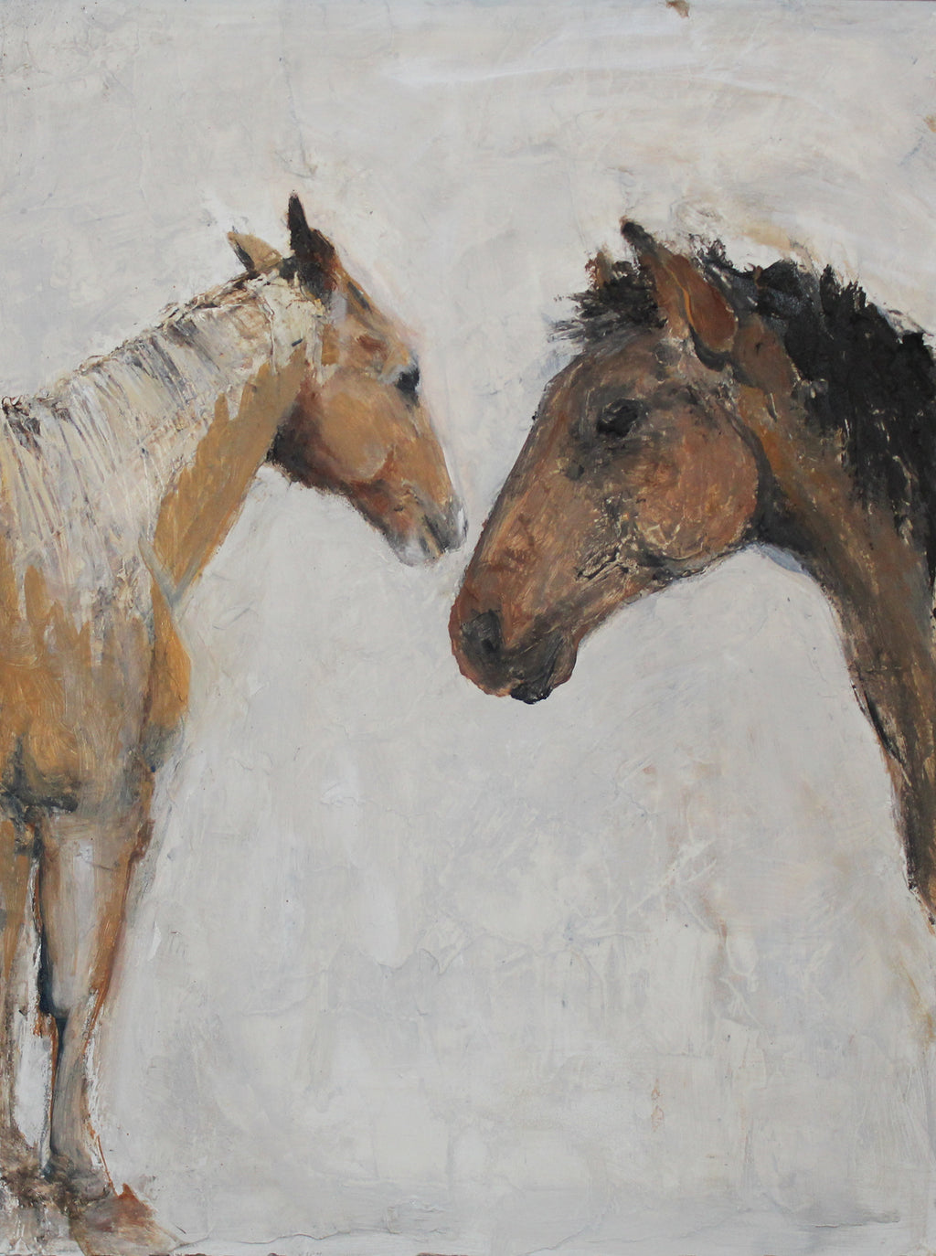Leo and Lola, best of friends at Little Horse Farm in Lovettesville. Leo was the first to accept Lola into the herd when she became a boarder. This is the story of the first day of the new friendship.