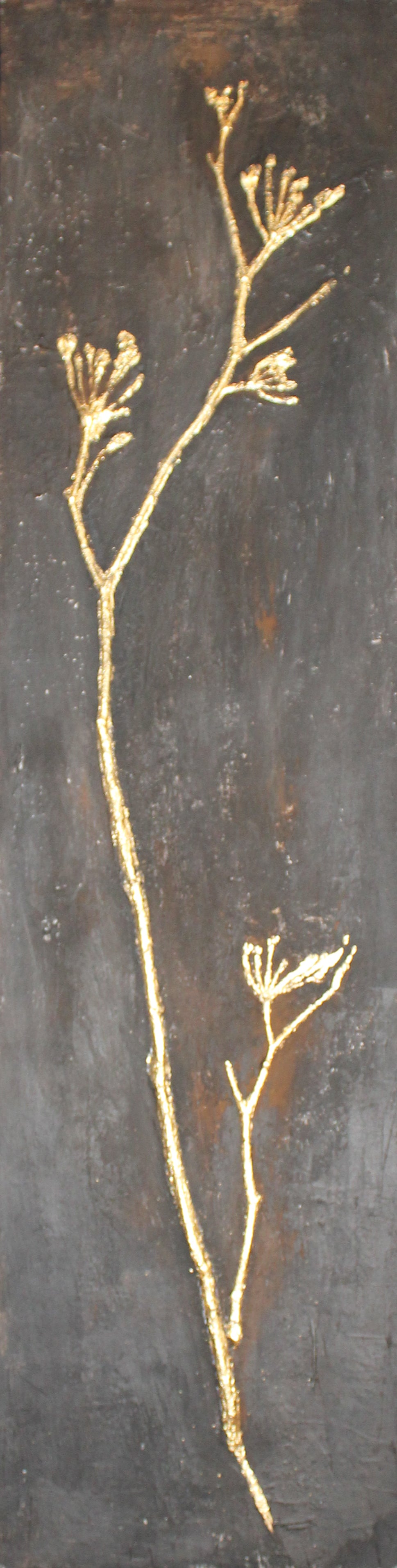 Isabelle Truchon Organic art. Fennel in Gold.