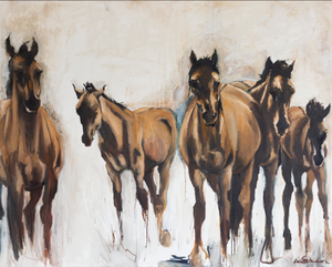 Family, mounted paper print